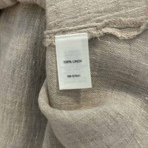 J. Jill 100% linen shirt jacket - Picture 7 of 7